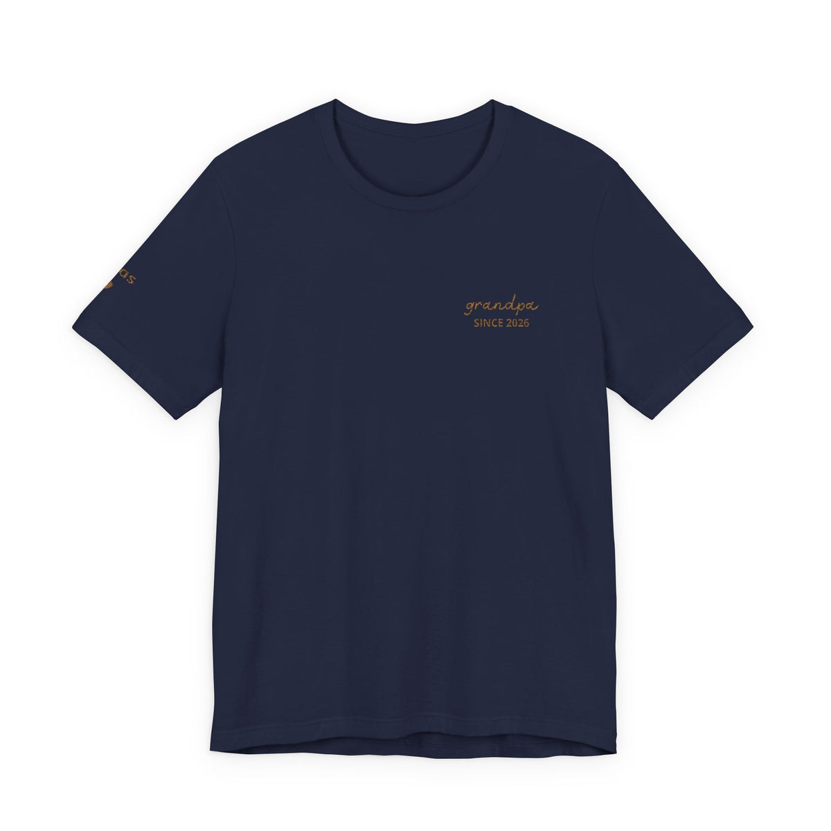 Camiseta personalizada "Abuelo Desde" bordada con nombres