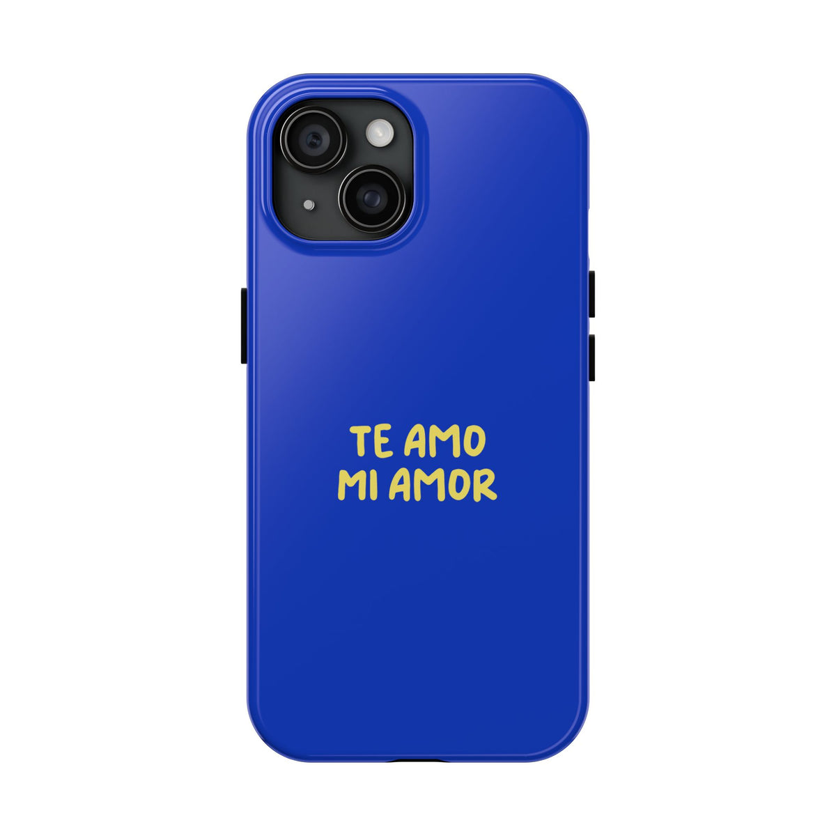 Blue Phone Case with Custom Text