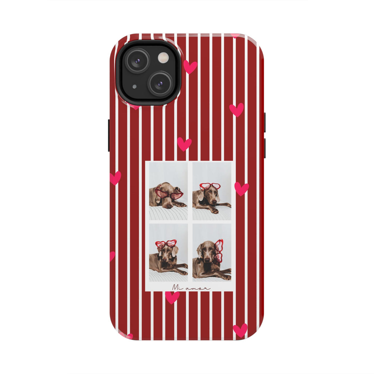 Funda de teléfono estilo cabina de fotos