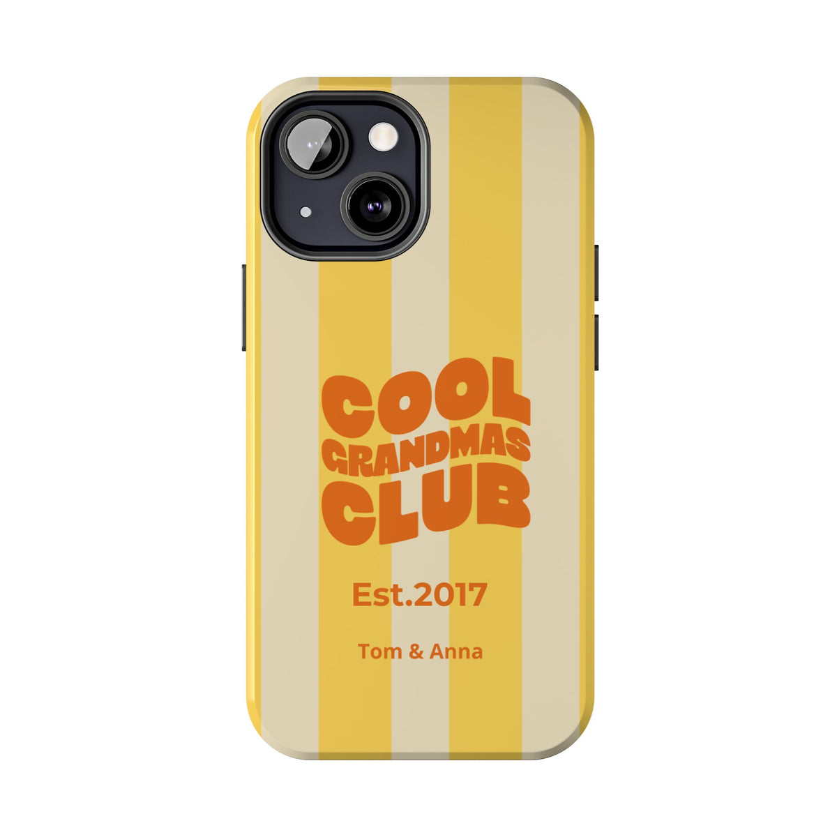 Funda de teléfono Club de abuelas geniales y nombres de niños