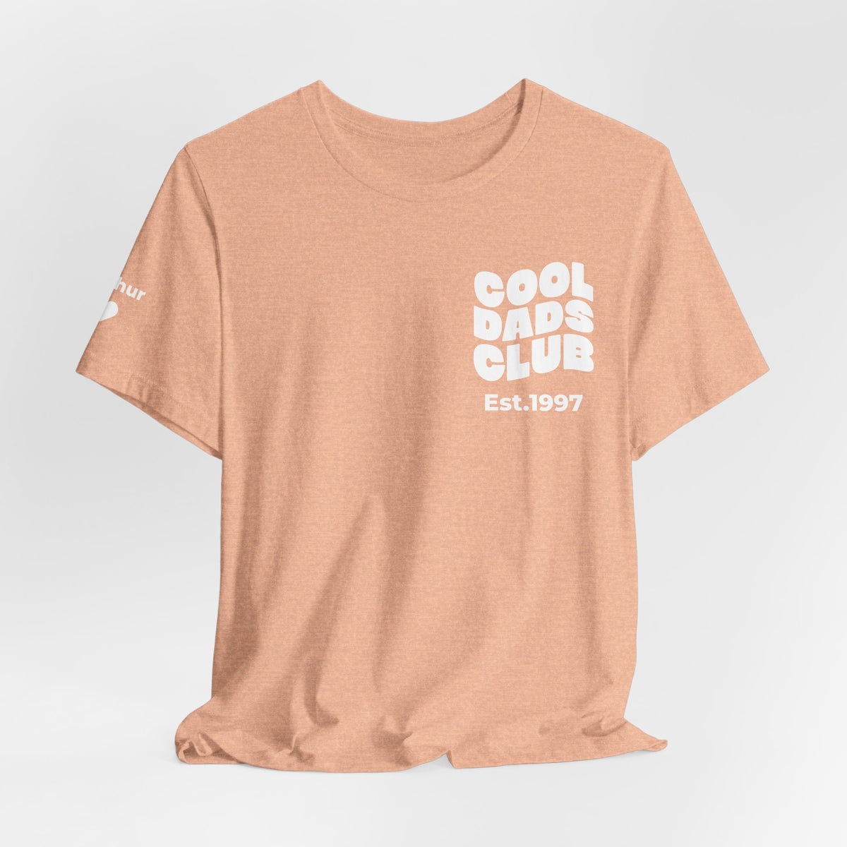 T-Shirt Cool Dads club and names on sleeve