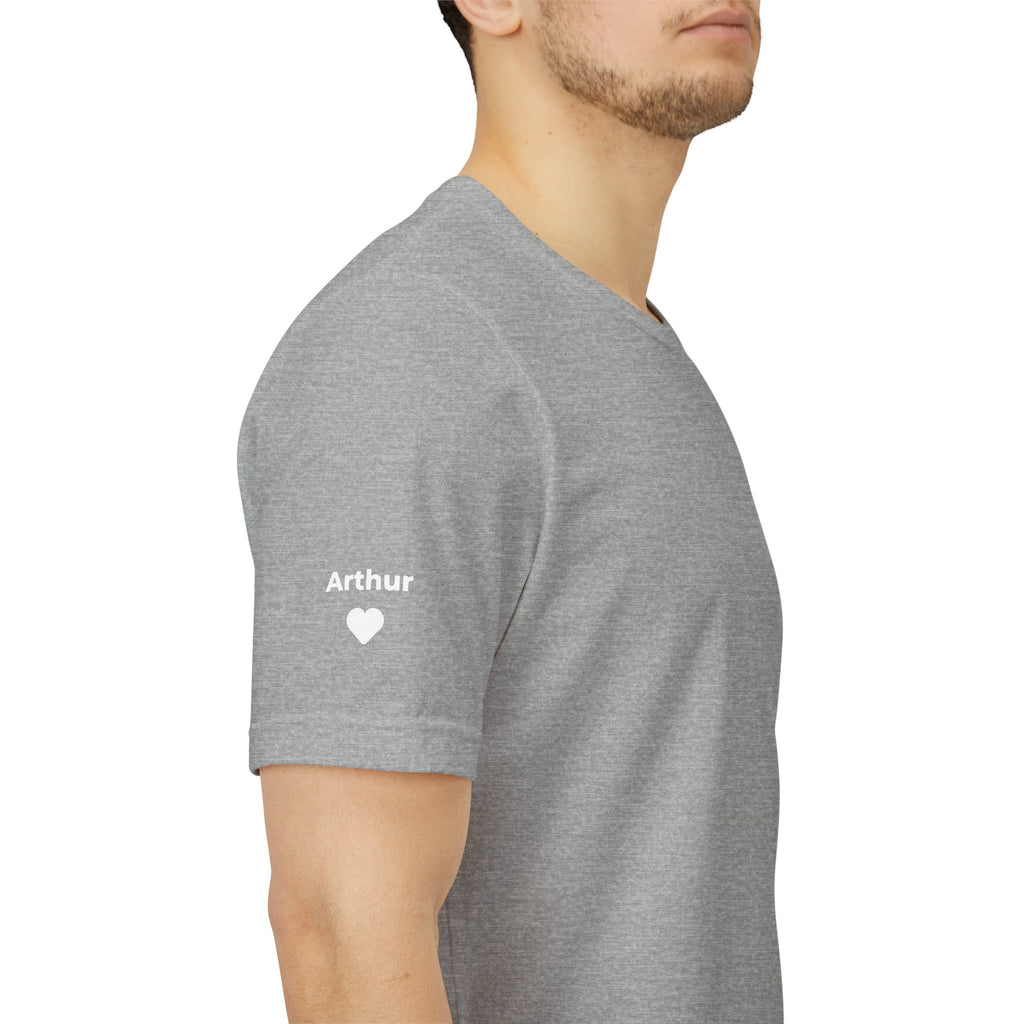 Camiseta Club de Abuelos Geniales y Nombres en las Mangas