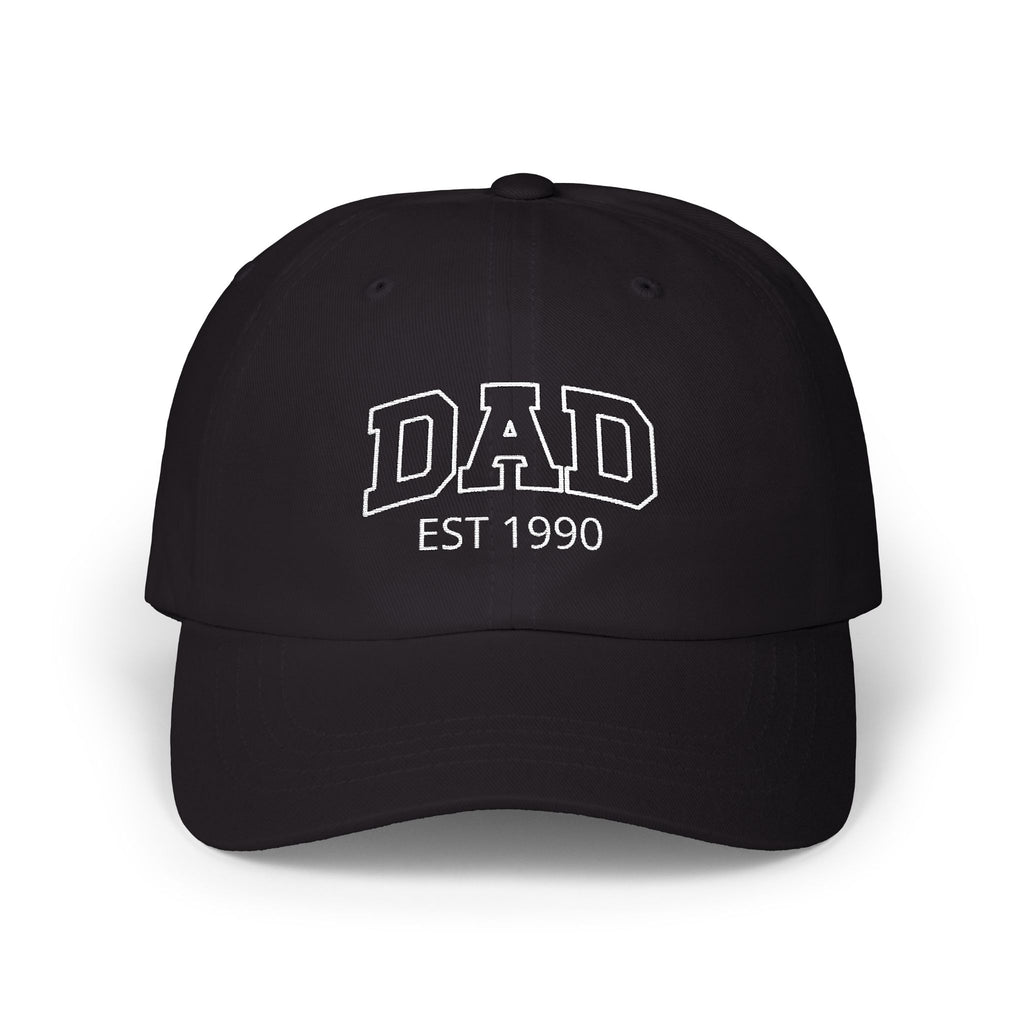 Gorra para papá con bordado curvo y nombres de niños