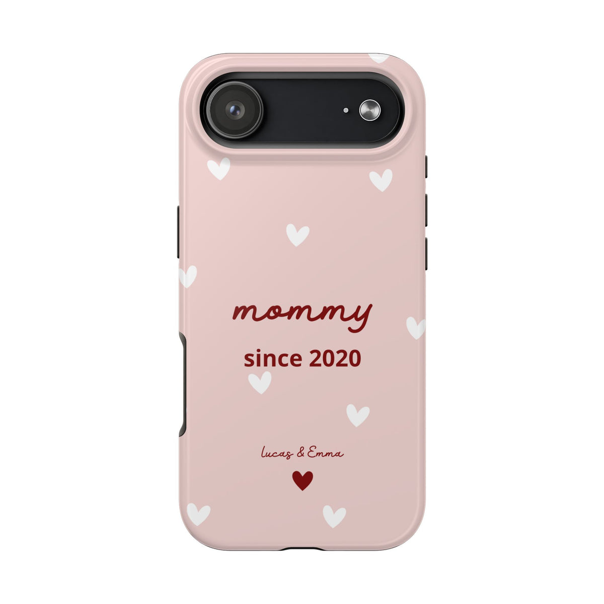 Funda de Teléfono para Mamá con Fecha y Nombres de los Hijos