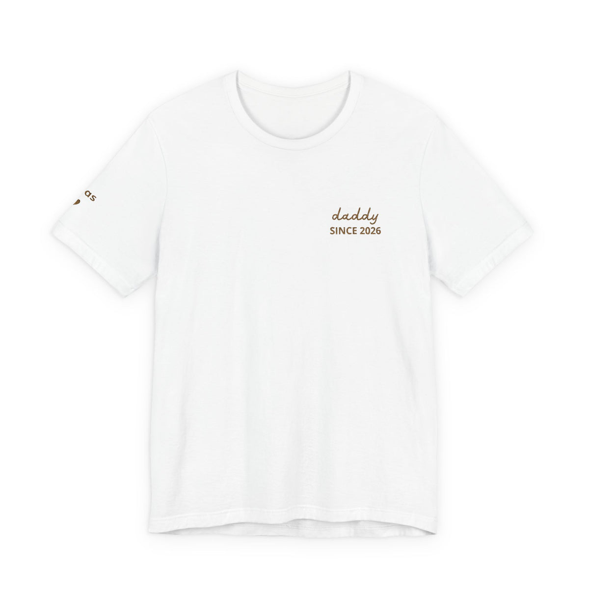 Camiseta "Papá Desde" Personalizada Bordada con Nombres
