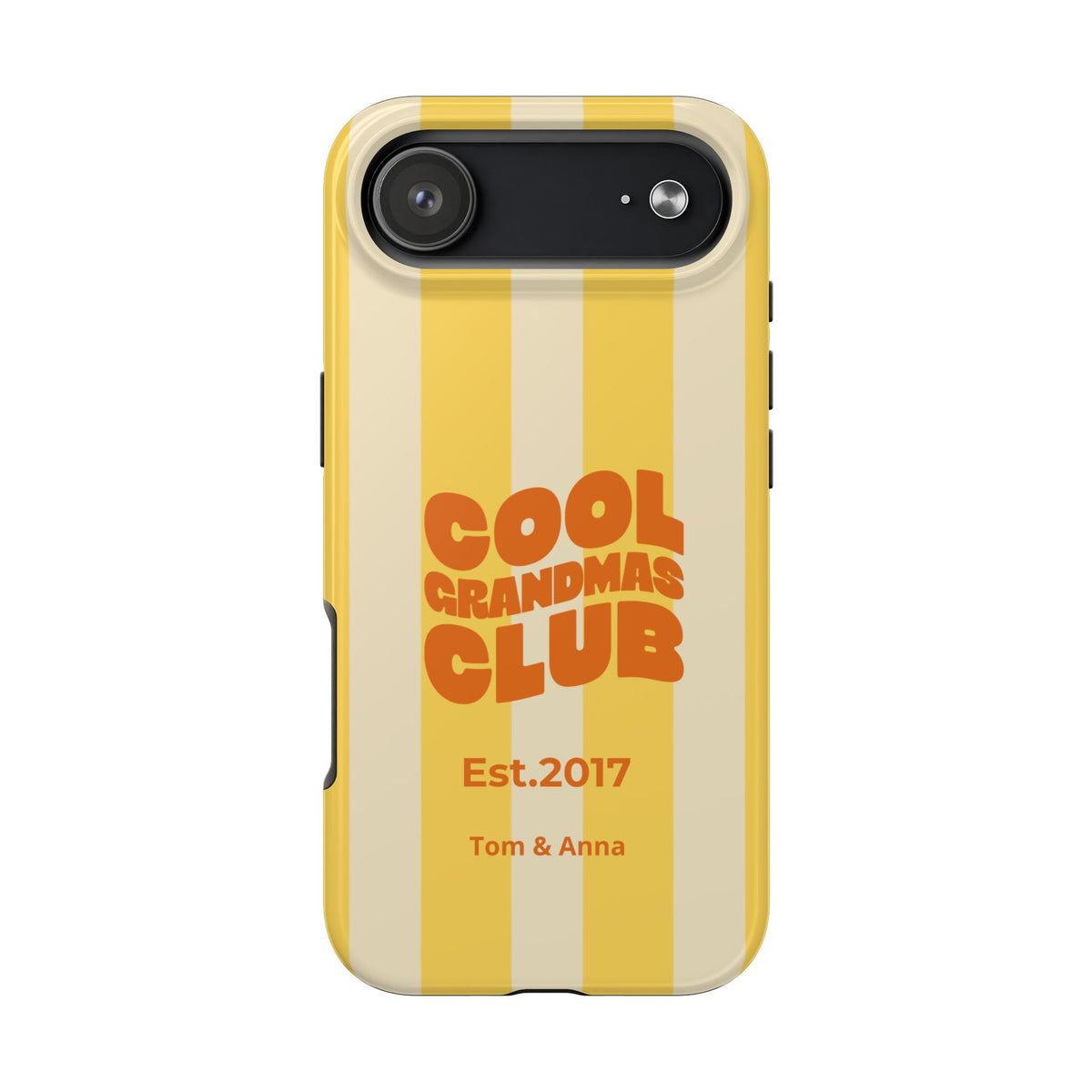 Funda de teléfono Club de abuelas geniales y nombres de niños