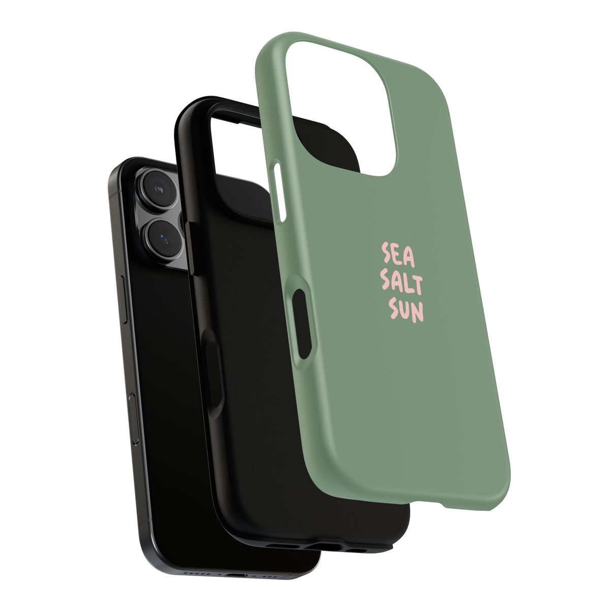 Phone Case Green color with custom text