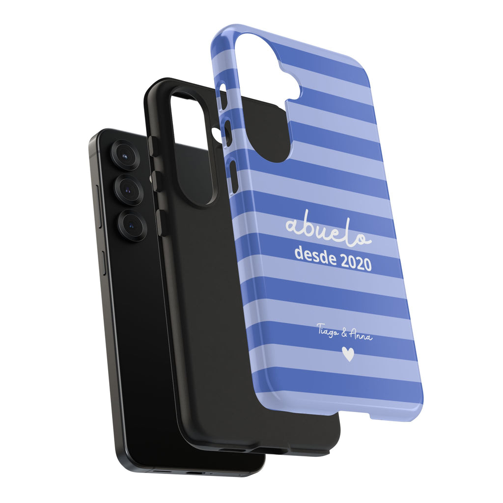 Funda personalizada para Papá o Abuelo con fecha y nombres