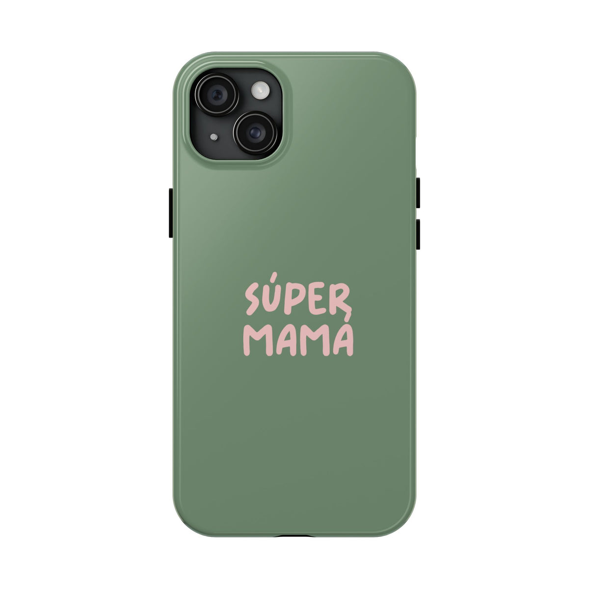 Green Phone Case with Custom Text