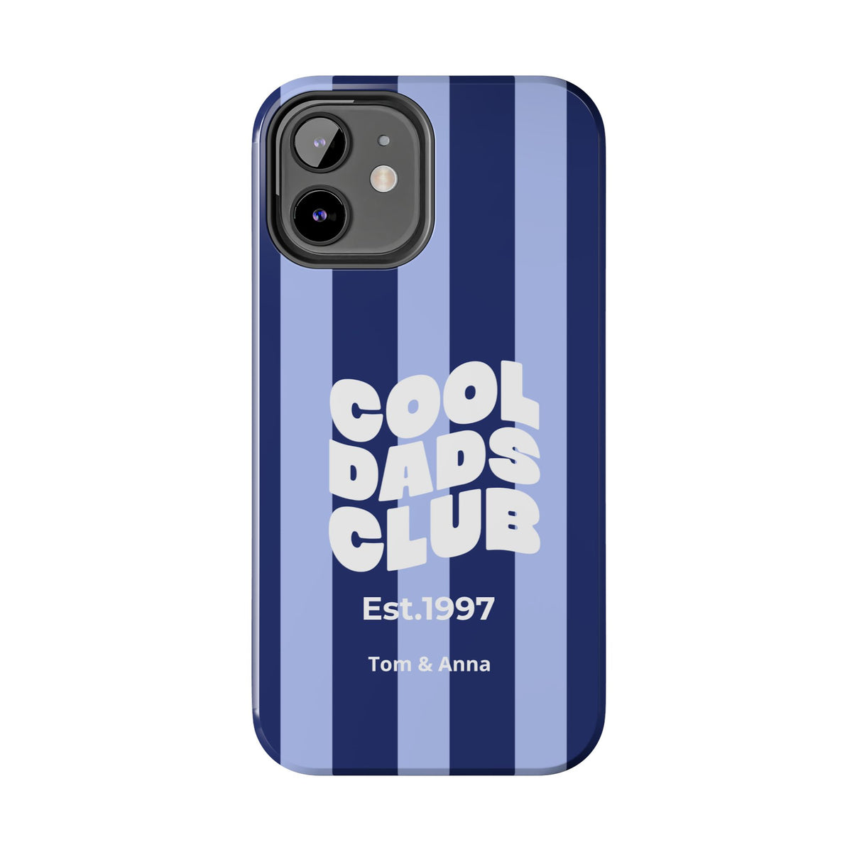 Funda para teléfono Papás Geniales Club y Nombres de los niños