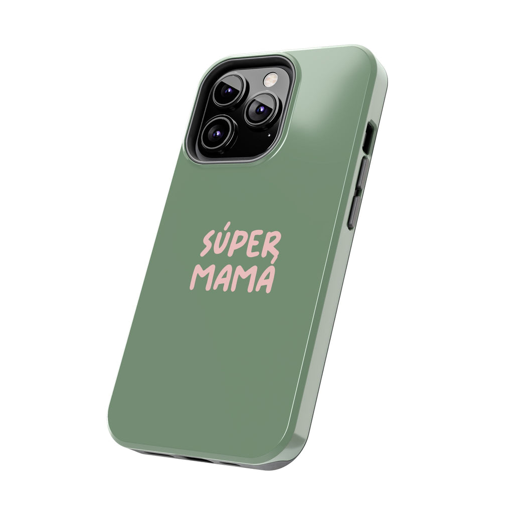 Green Phone Case with Custom Text