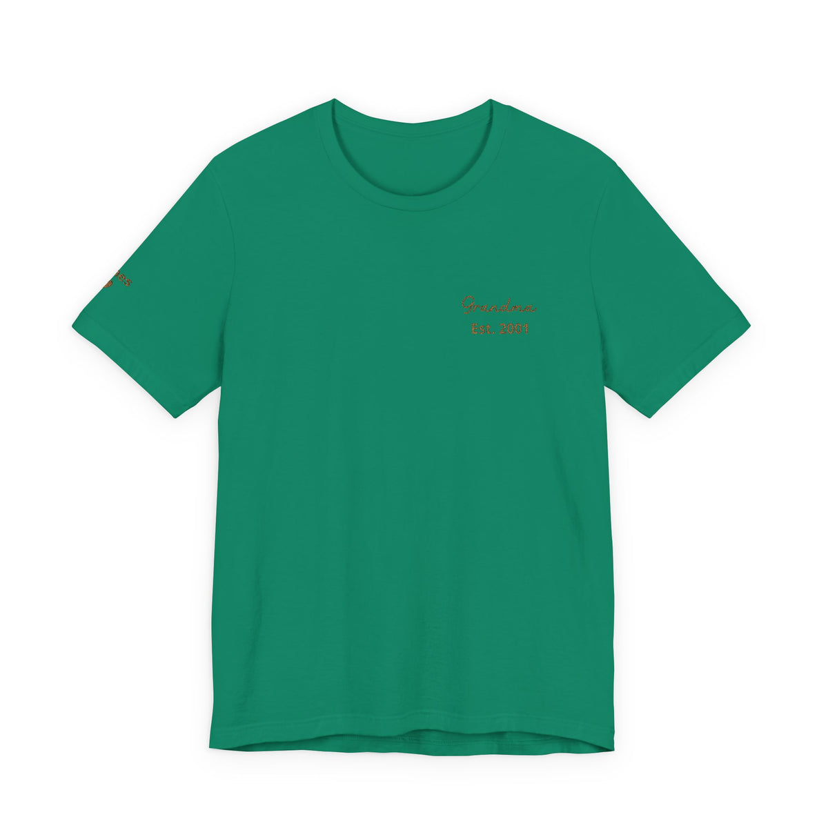 Camiseta "Abuela Personalizada Desde" Bordada con Nombres