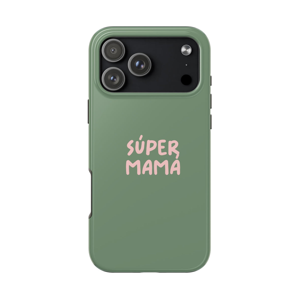 Green Phone Case with Custom Text