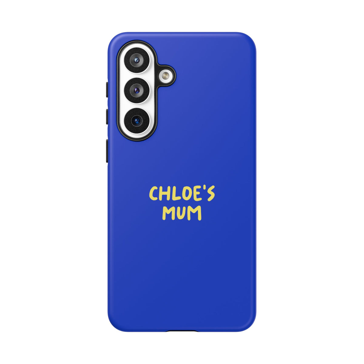 Phone Case Blue color with custom text