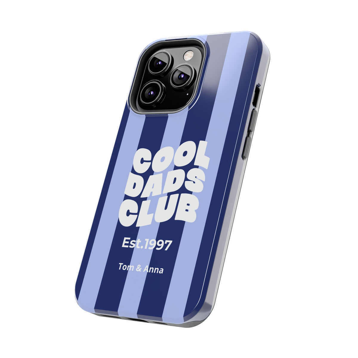 Funda para teléfono Papás Geniales Club y Nombres de los niños