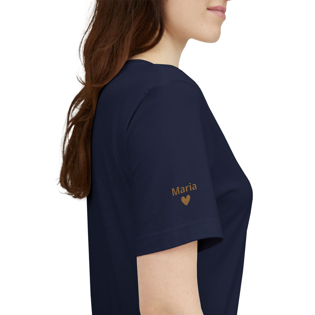 Camiseta Bordada Personalizada para Abuela