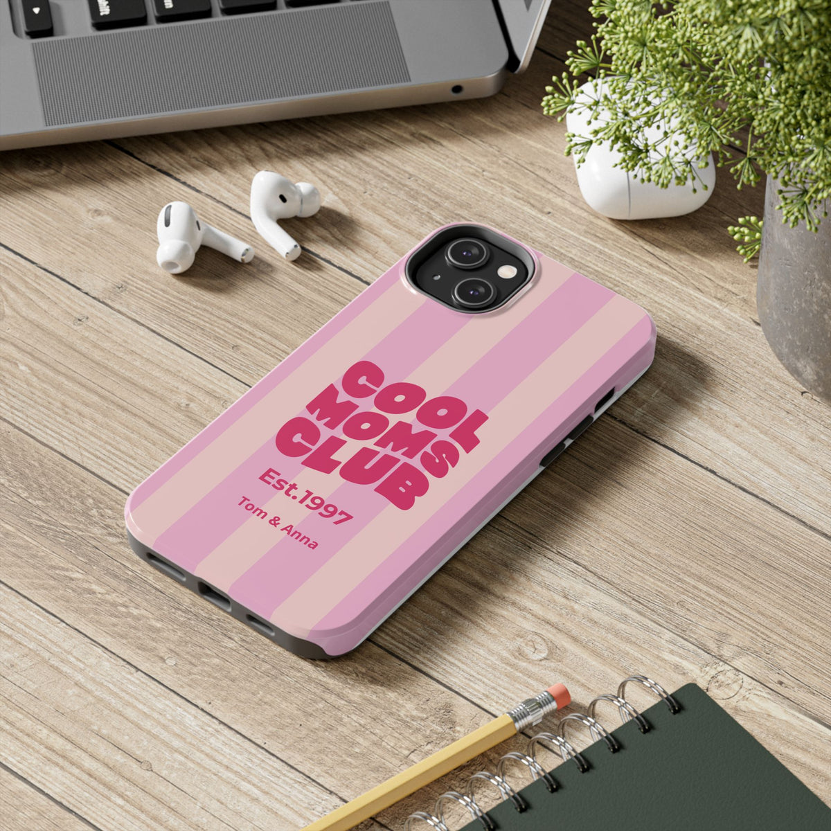 Funda de Teléfono Club de Mamás Geniales y Nombres de los niños