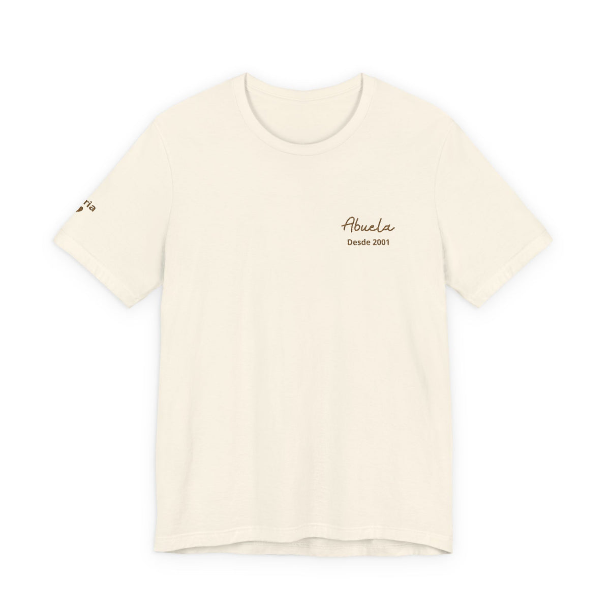 Camiseta Bordada Personalizada para Abuela
