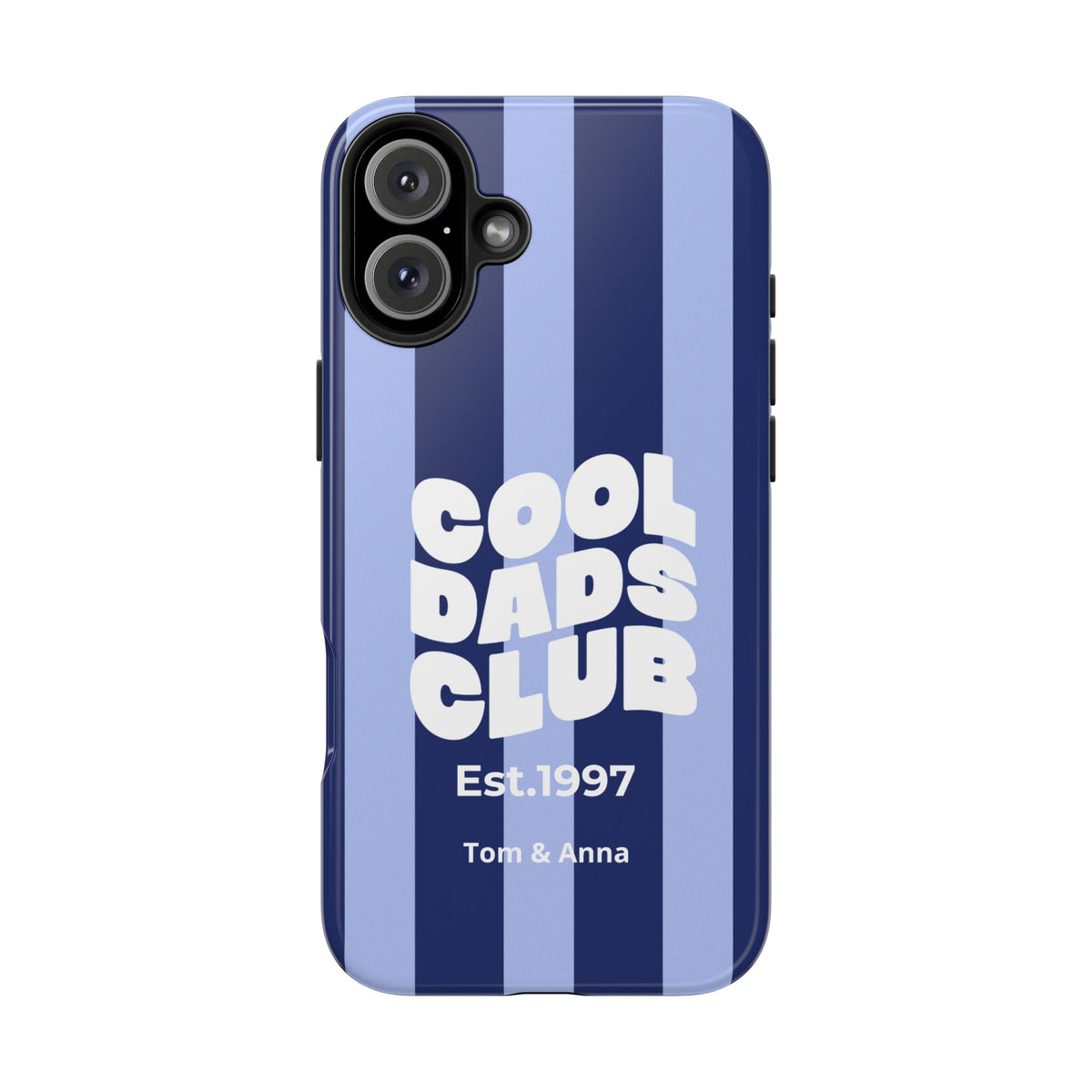 Funda para teléfono Papás Geniales Club y Nombres de los niños