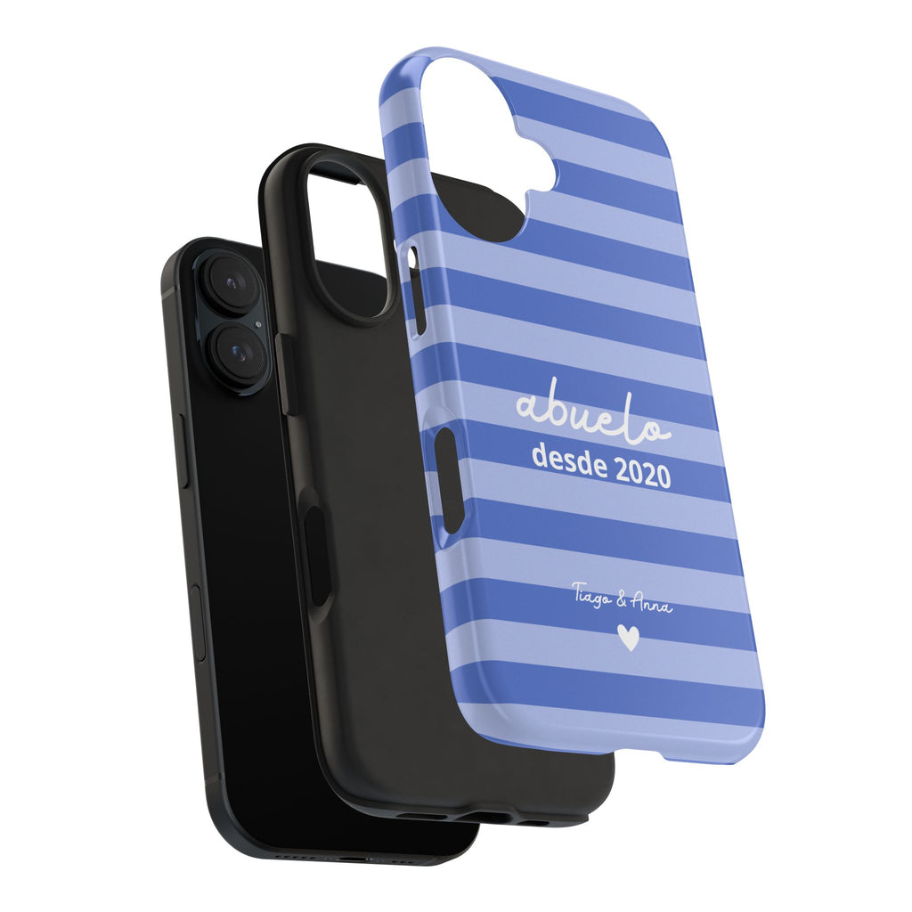 Funda personalizada para Papá o Abuelo con fecha y nombres