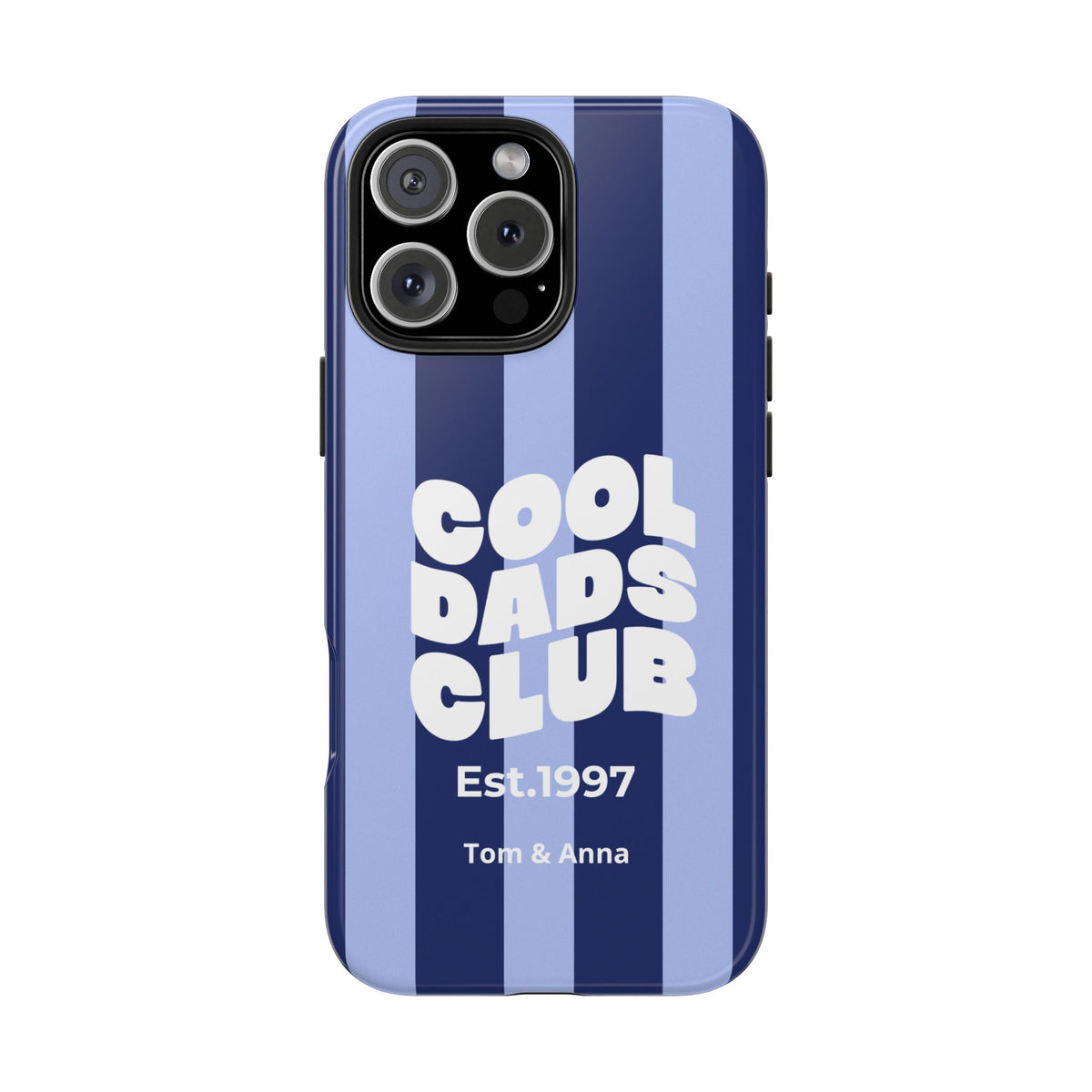 Funda para teléfono Papás Geniales Club y Nombres de los niños