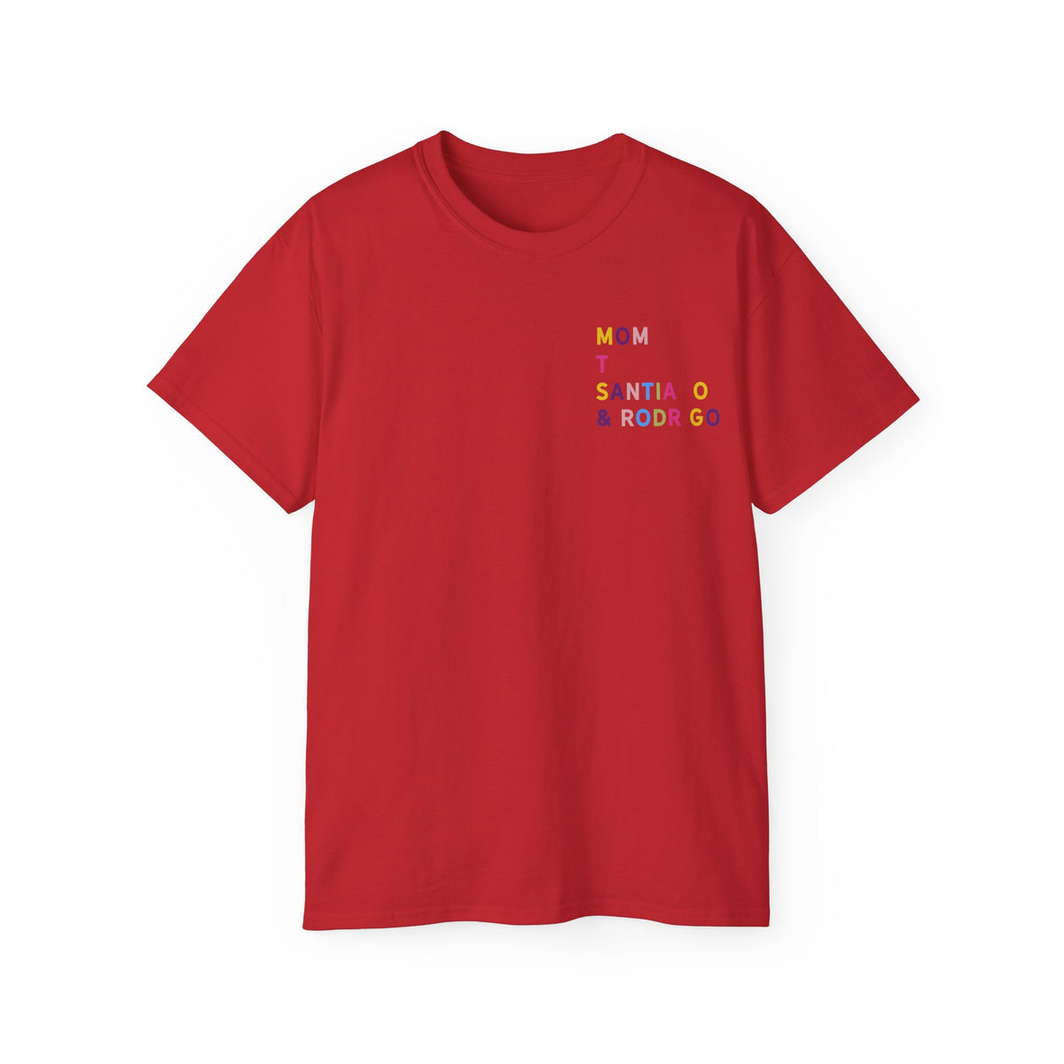 T-Shirt Multicolored name mom