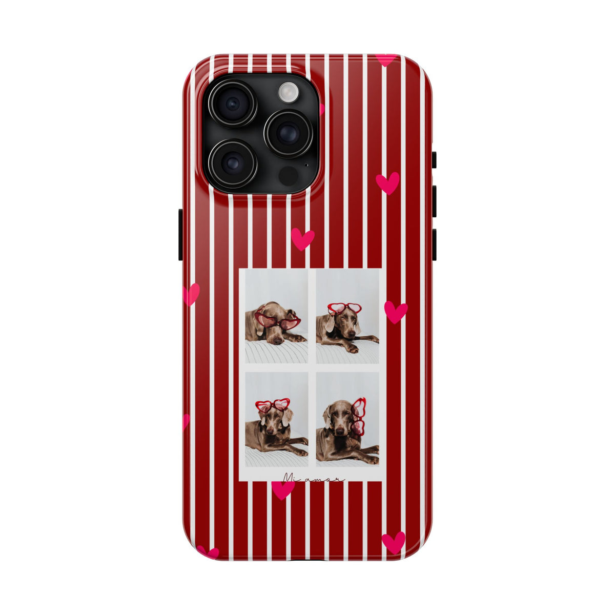 Funda de teléfono estilo cabina de fotos