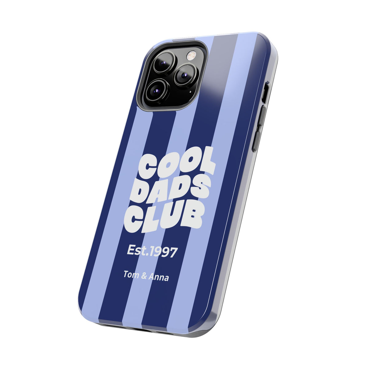 Funda para teléfono Papás Geniales Club y Nombres de los niños