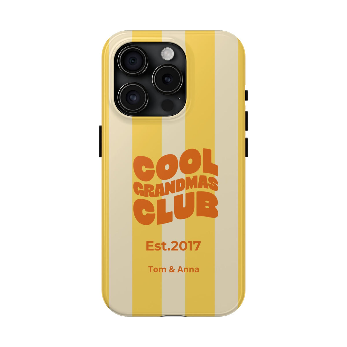 Funda de teléfono Club de abuelas geniales y nombres de niños
