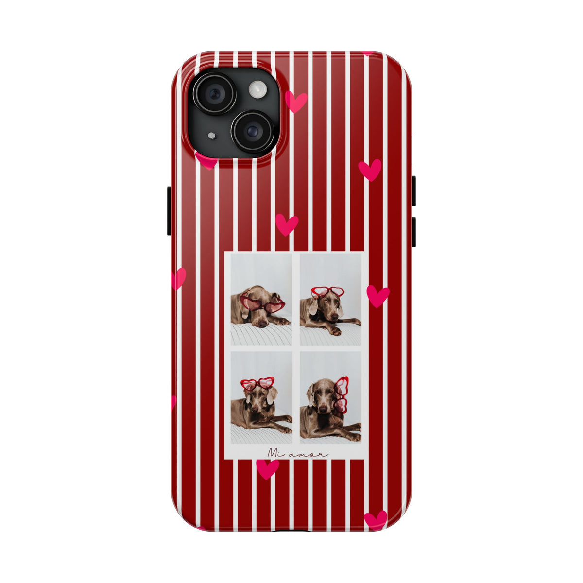 Funda de teléfono estilo cabina de fotos