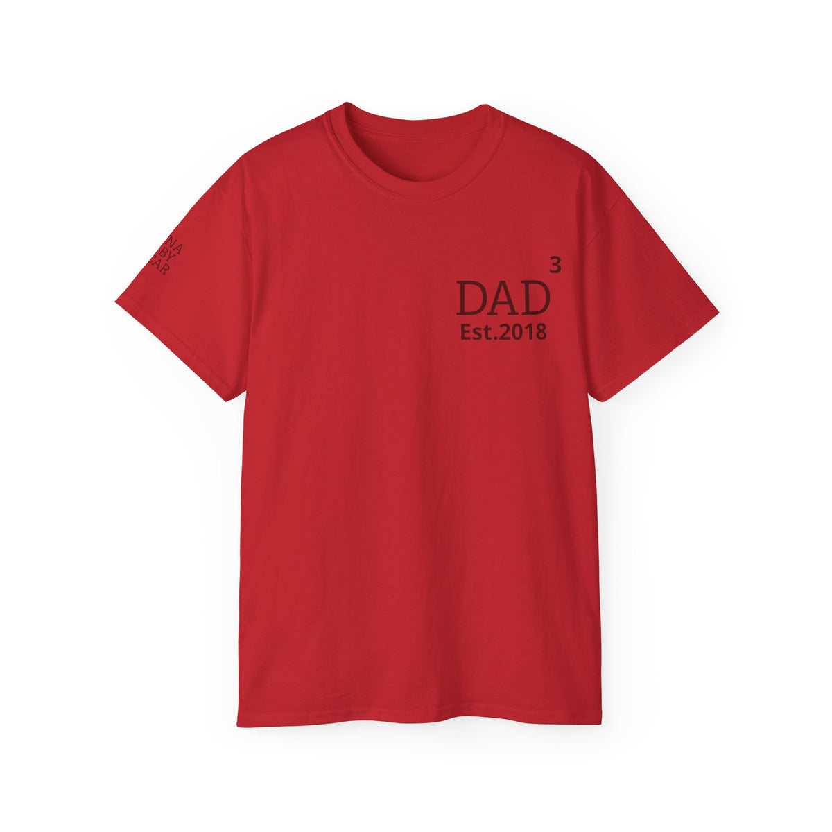 T-Shirt Dad exposant and names of childrens