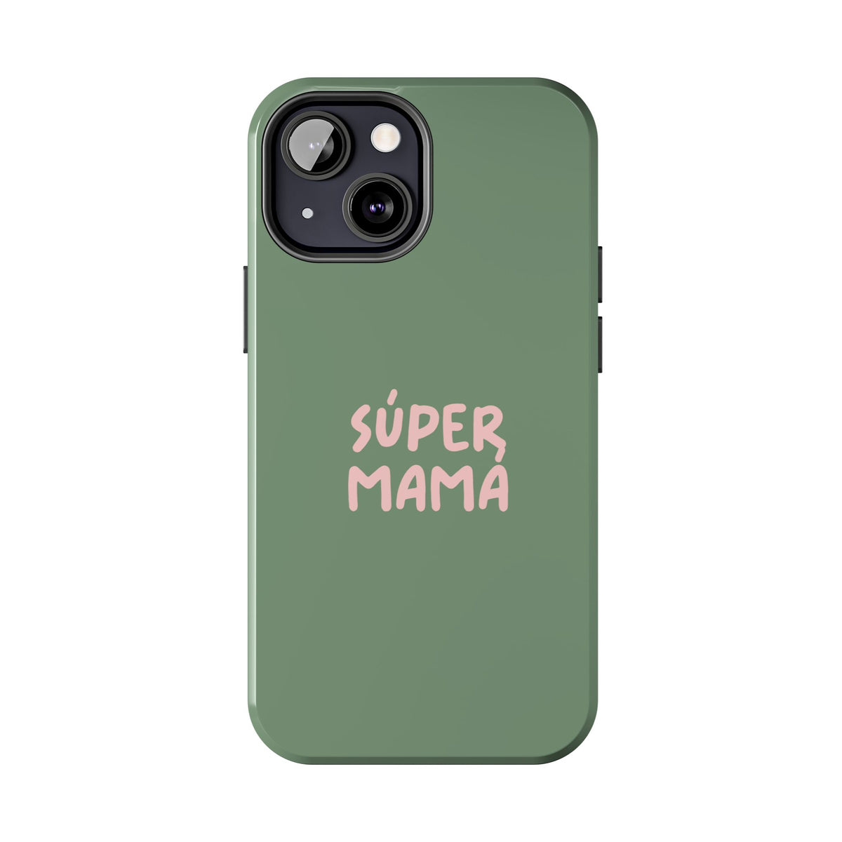 Green Phone Case with Custom Text
