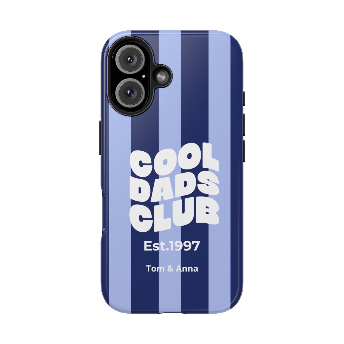 Funda para teléfono Papás Geniales Club y Nombres de los niños