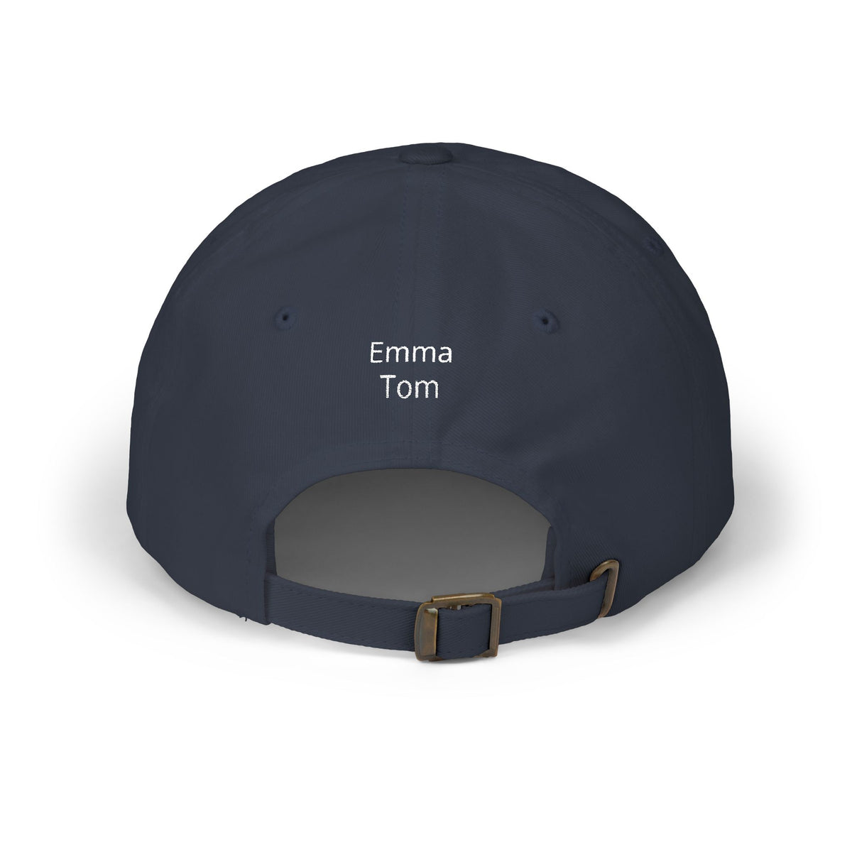 Gorra para papá con bordado curvo y nombres de niños
