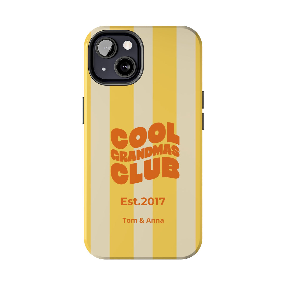 Funda de teléfono Club de abuelas geniales y nombres de niños