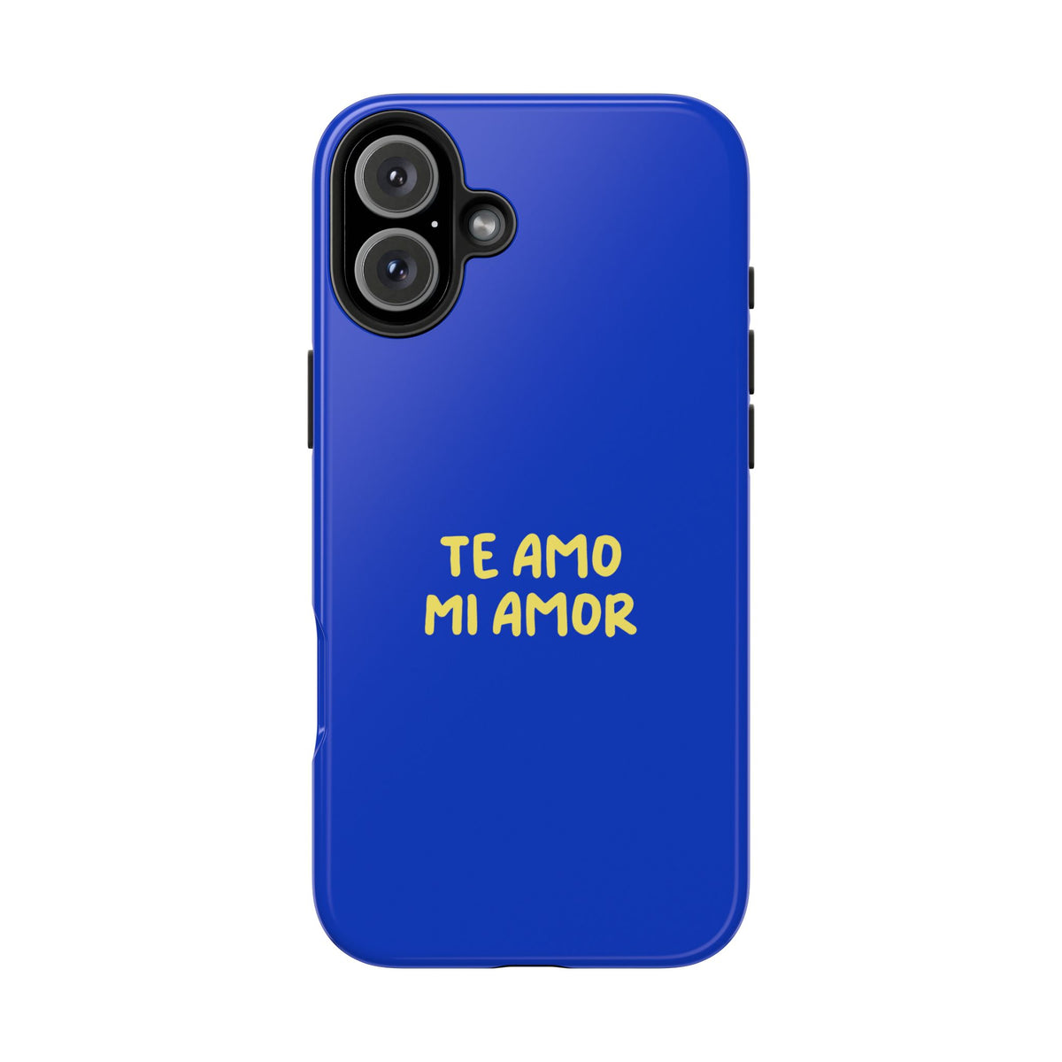 Blue Phone Case with Custom Text