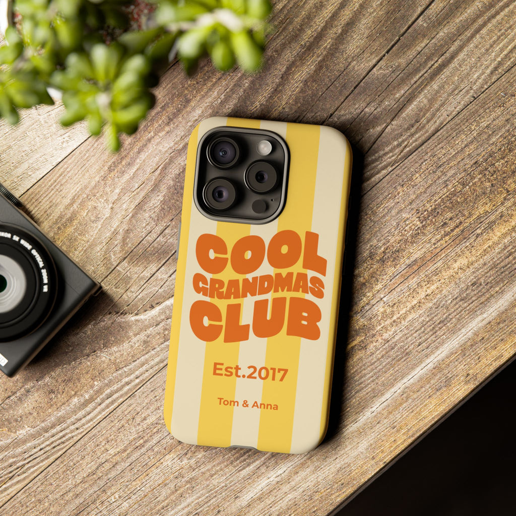 Phone Case Cool Grandmas Club & Names of children