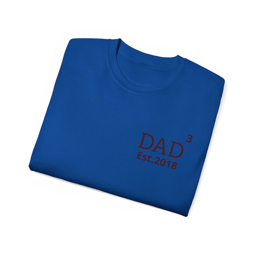 T-Shirt Dad exposant and names of childrens