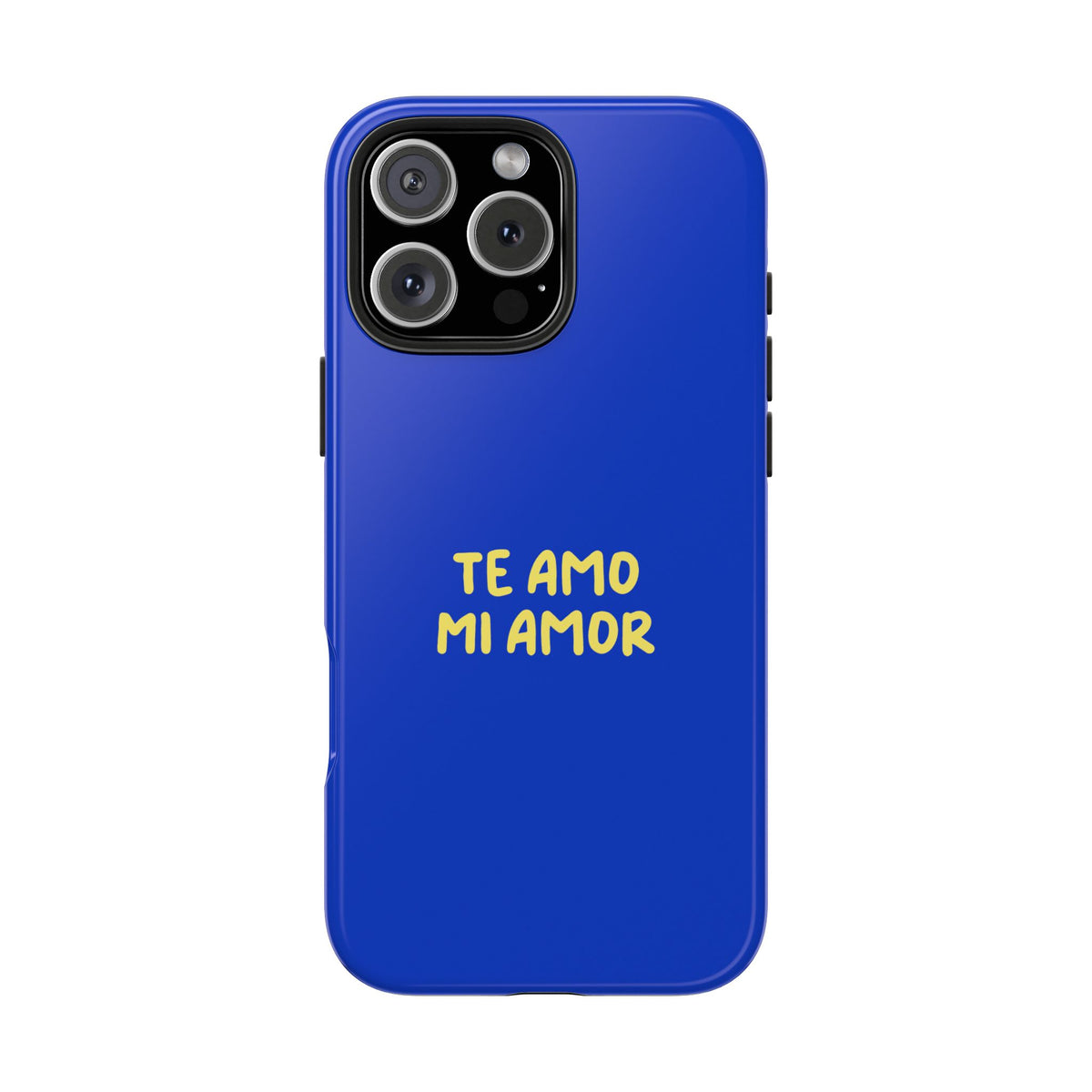 Blue Phone Case with Custom Text