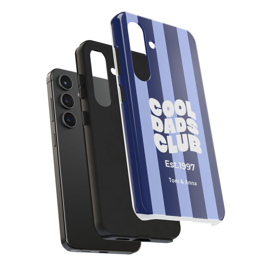 Funda para teléfono Papás Geniales Club y Nombres de los niños