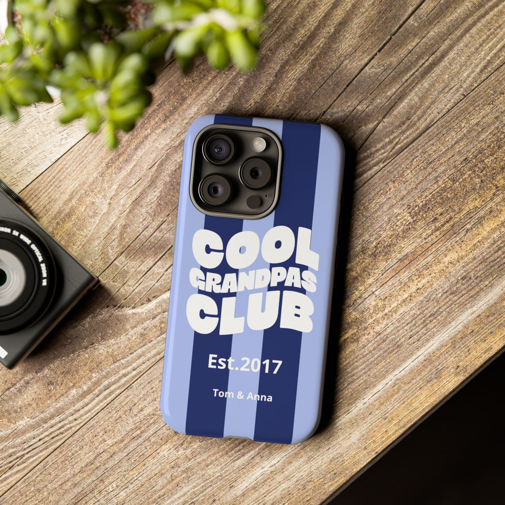 Phone Case Cool Grandpas Club & Names of grandchildren