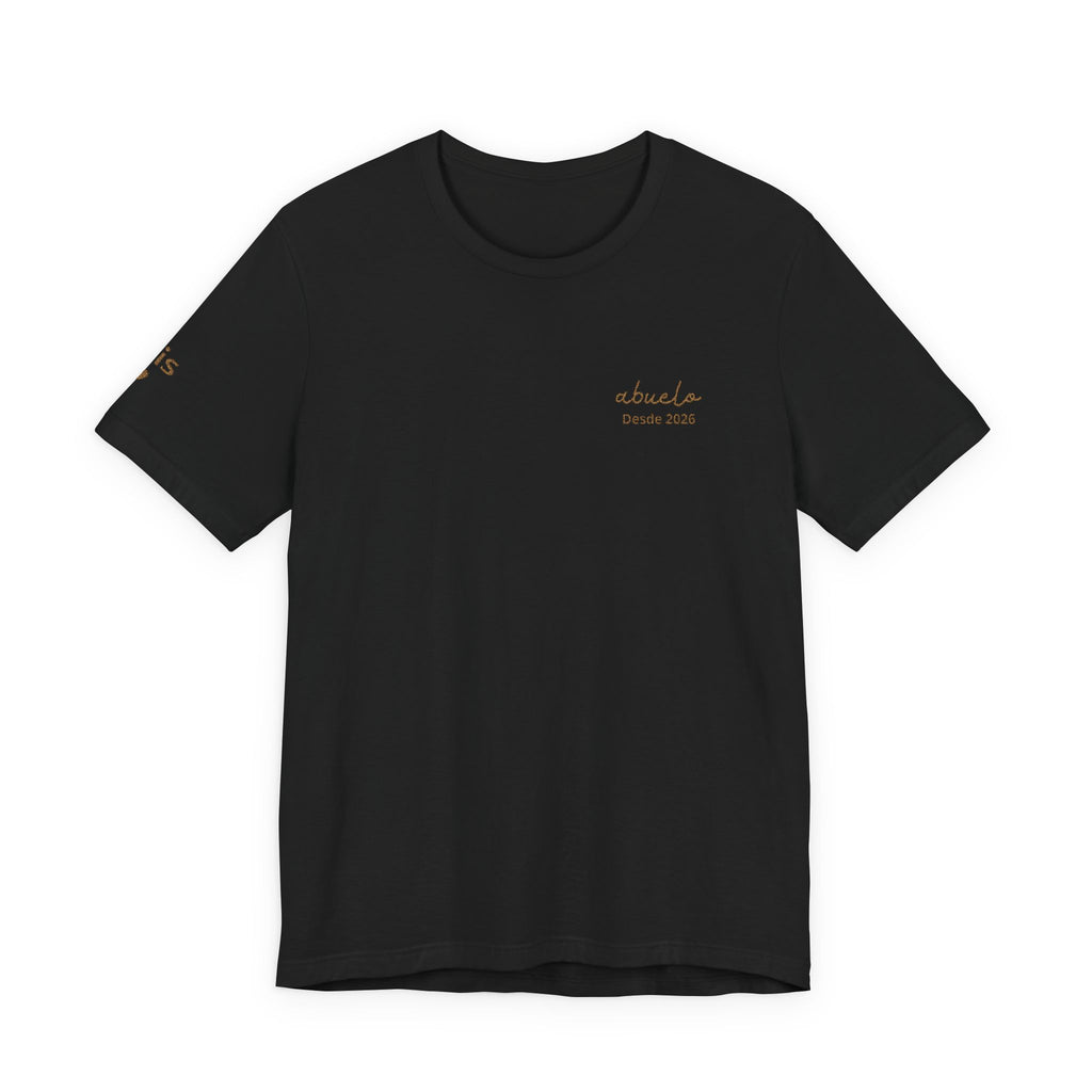 Camiseta bordada "Abuelo desde" personalizada