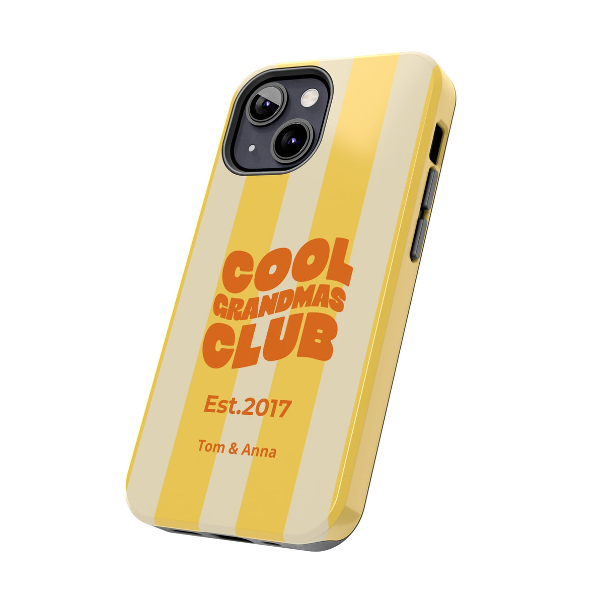 Funda de teléfono Club de abuelas geniales y nombres de niños