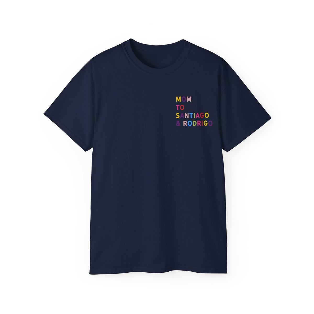 T-Shirt Multicolored name mom