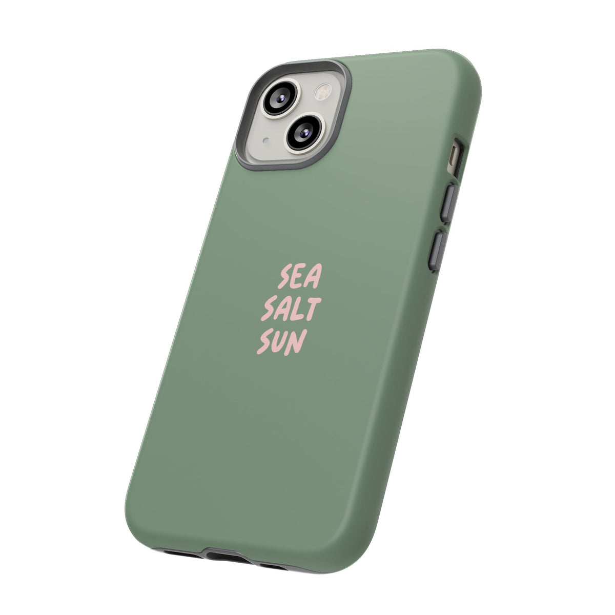 Phone Case Green color with custom text