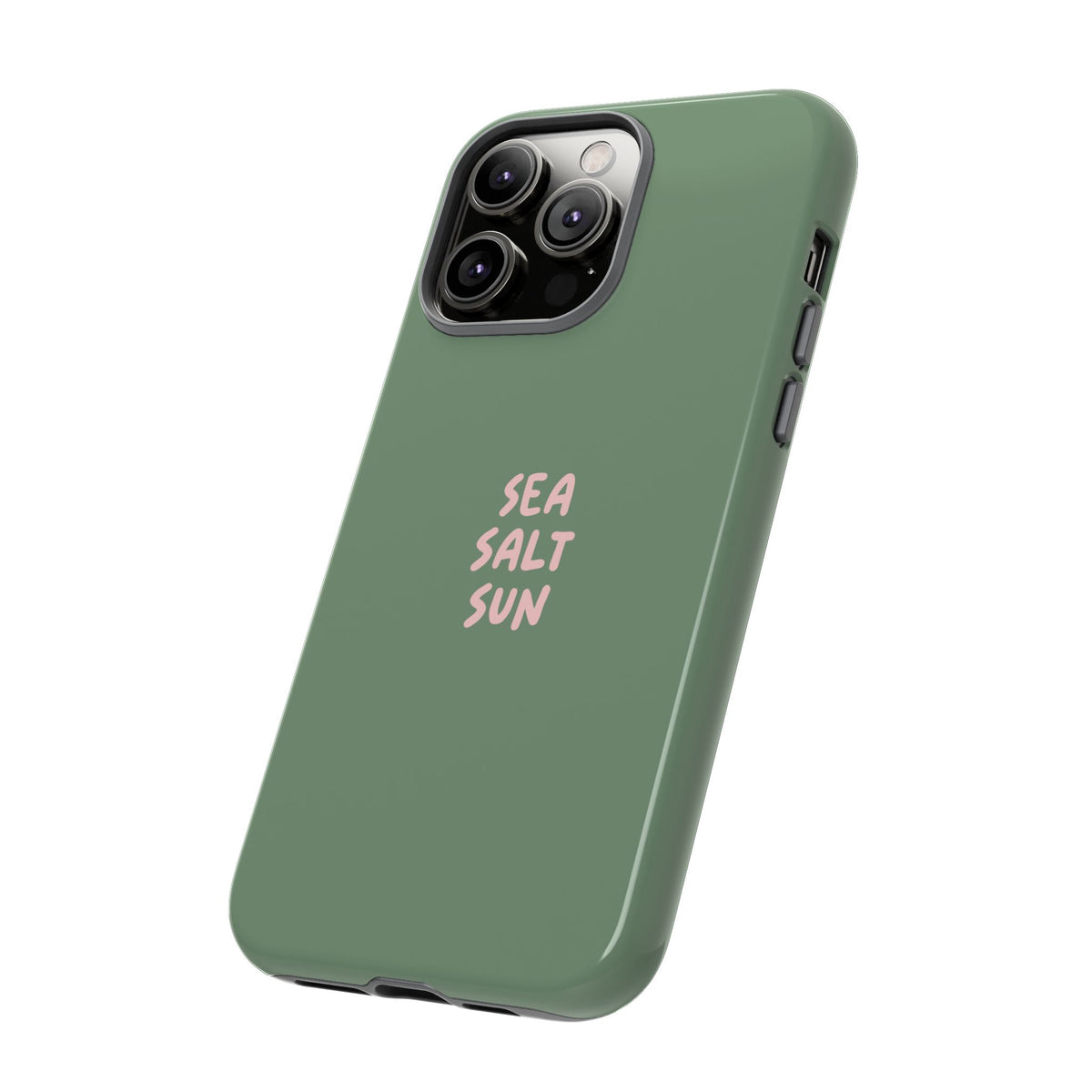 Phone Case Green color with custom text