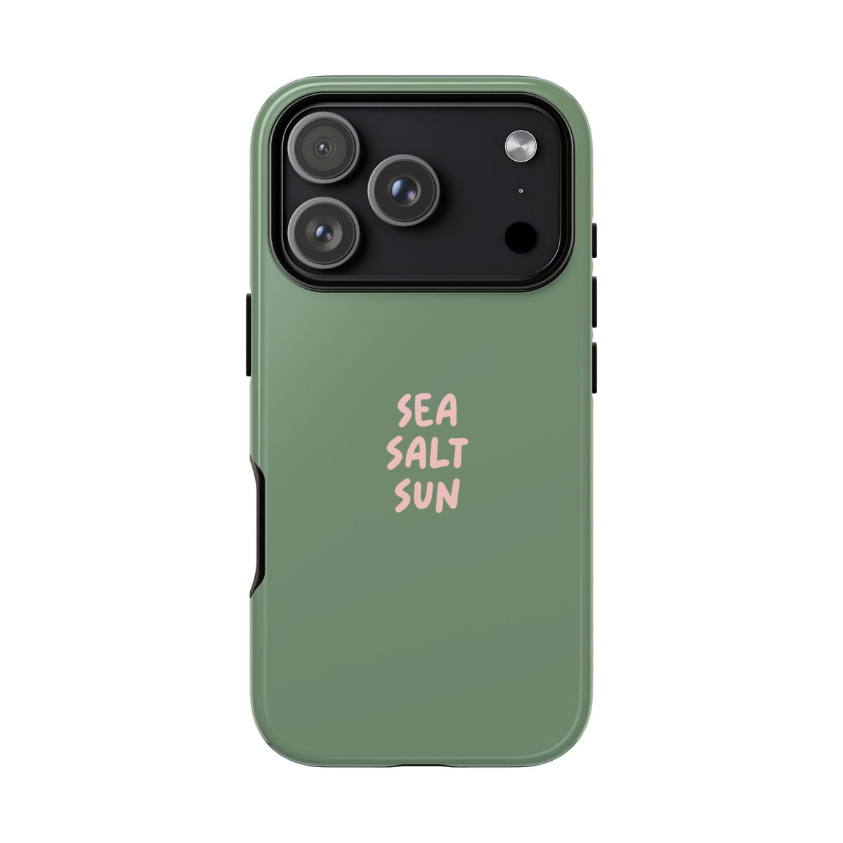 Phone Case Green color with custom text