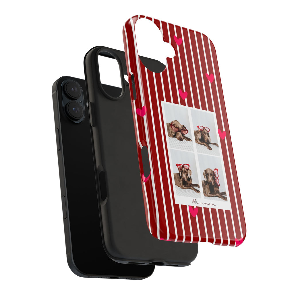 Funda de teléfono estilo cabina de fotos