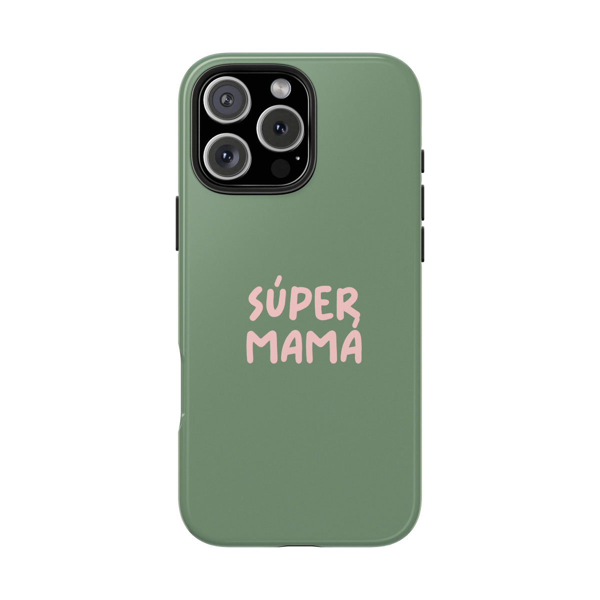 Green Phone Case with Custom Text