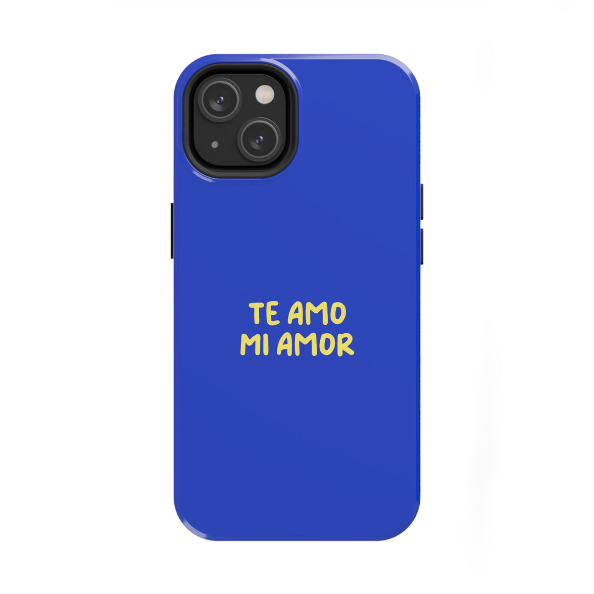 Blue Phone Case with Custom Text